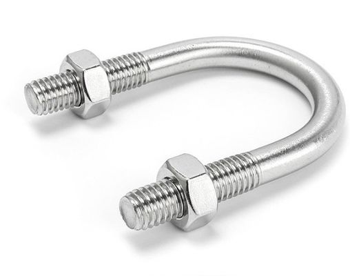 Clampada galvanizada en forma de U para fijación fuerte y duradera en cualquier entorno