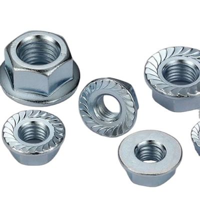 Nuca de brida hexadecimal galvanizada de acero al carbono para la industria pesada según la norma DIN