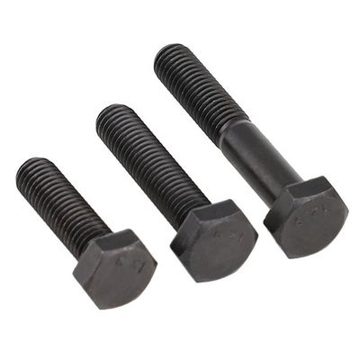 Duración 20 mm-300 mm H.D.G Grado 8.8 DIN 933 DIN 931 Cerrojo de cabeza hexagonal de óxido negro de alta tracción