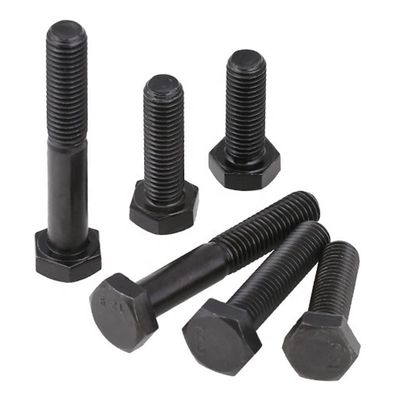 Duración 20 mm-300 mm H.D.G Grado 8.8 DIN 933 DIN 931 Cerrojo de cabeza hexagonal de óxido negro de alta tracción