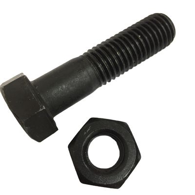 Duración 20 mm-300 mm H.D.G Grado 8.8 DIN 933 DIN 931 Cerrojo de cabeza hexagonal de óxido negro de alta tracción