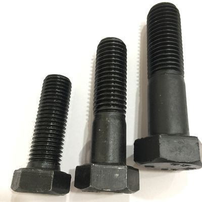 Los cerros métricos de alta resistencia DIN 931/933 cerros hexagonales y tuercas zinc 4.8/6.8/8.8/10.9/12.9