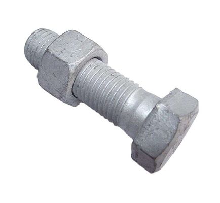 Bolsas y tuercas hexagonales HDG de alta resistencia para construcción de trabajo pesado longitud 20mm-300m