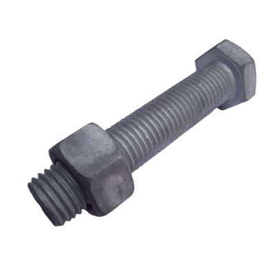 Bolsas y tuercas hexagonales HDG de alta resistencia para construcción de trabajo pesado longitud 20mm-300m