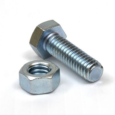 Certificado ISO9001 M2-M100 DIN931 DIN933 Cerrojos y tuercas hexagonales con y con certificación