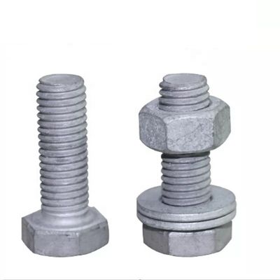 Certificado ISO9001 M2-M100 DIN931 DIN933 Cerrojos y tuercas hexagonales con y con certificación