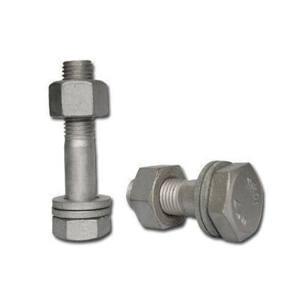 Certificado ISO9001 M2-M100 DIN931 DIN933 Cerrojos y tuercas hexagonales con y con certificación