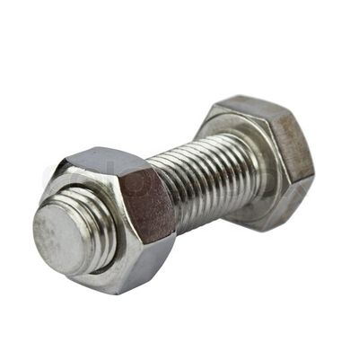 Certificado ISO9001 M2-M100 DIN931 DIN933 Cerrojos y tuercas hexagonales con y con certificación
