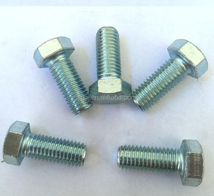DIN933/931 Cerrojos hexagonales con tuercas y revestimientos Grado 4.8/6.8/8.8/10.9 10 mm-300 mm