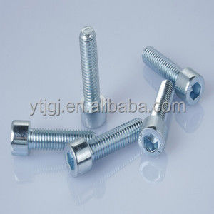 Los cerrojos de llave hexagonal de acero inoxidable estándar DIN DIN912 con revestimiento de zinc Hex Bolt Grado 4.8