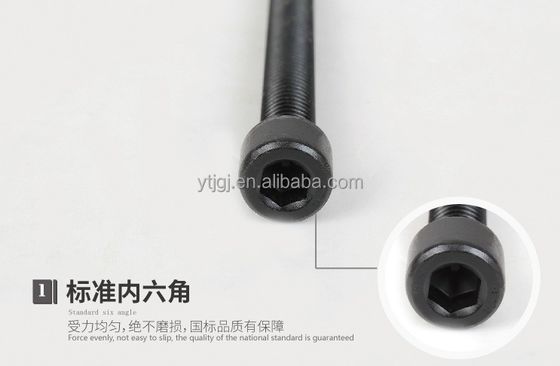 Los cerrojos de llave hexagonal de acero inoxidable estándar DIN DIN912 con revestimiento de zinc Hex Bolt Grado 4.8