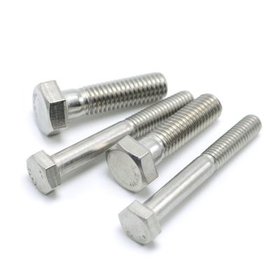 Cerrojo hexagonal y tuerca de acero inoxidable DIN933 SS304 A2-70 M6 M8 M10 M12 M16 para la industria general