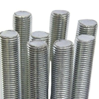 Grado 4.8 Rodas roscadas de acero galvanizado de carbono para aplicaciones industriales