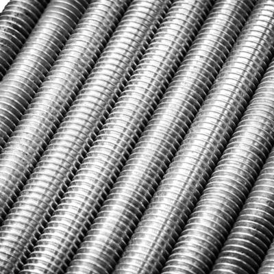 Grado 4.8 Rodas roscadas de acero galvanizado de carbono para aplicaciones industriales