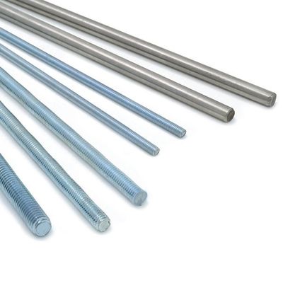 Grado 4.8 Rodas roscadas de acero galvanizado de carbono para aplicaciones industriales