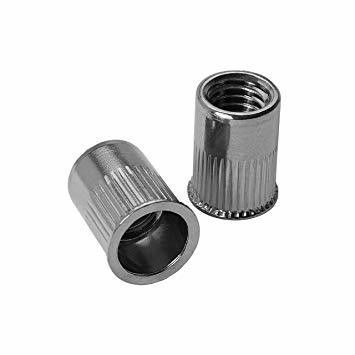 Acero al carbono de zinc amarillo M6 cabeza redonda plana y media hexadecimal para el interior y exterior