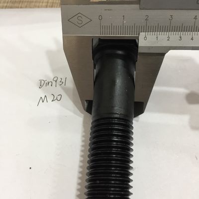 Zinc amarillo ANSI Hebei Grado de sujeción 4.8/8.8/10.9 M6 M8 M10 M12 M16 DIN933 Cerrojo hexagonal