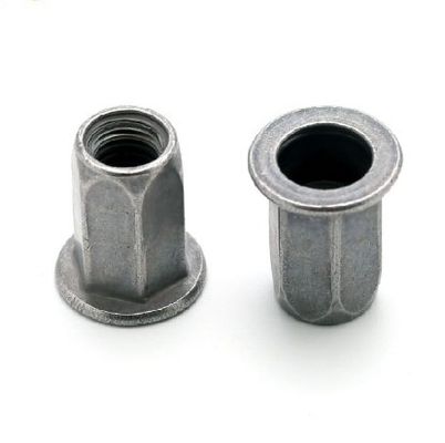 Acero al carbono de zinc amarillo M6 cabeza redonda plana y media hexadecimal para el interior y exterior