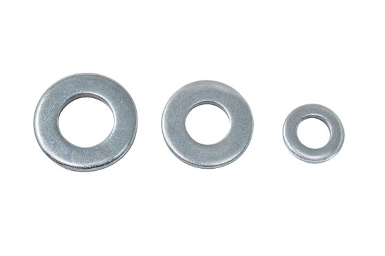 Vender la lavadora plana galvanizada de acero al carbono DIN125 para M2.5-M48 grado 4.8/8.8/12.9