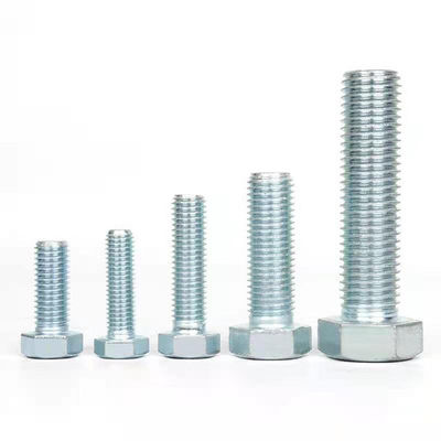 Hebei Fijación DIN estándar UNC UNF Cerrojo hexagonal 1/2 3/8 1/4 5/16 Grado 4.8/8.8/10.9 ASTM/BSW