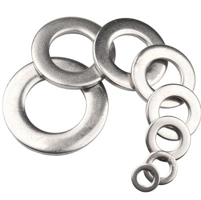 Vender la lavadora plana galvanizada de acero al carbono DIN125 para M2.5-M48 grado 4.8/8.8/12.9