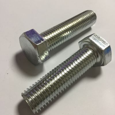 Hebei Fijación DIN estándar UNC UNF Cerrojo hexagonal 1/2 3/8 1/4 5/16 Grado 4.8/8.8/10.9 ASTM/BSW