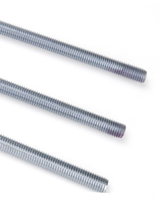 Barras galvanizadas de zinc con rosca completa para el cliente y zincado