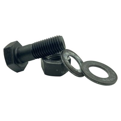 M36 Din933 Din934 Cerrojo hexagonal de acero inoxidable y conjunto de tuercas con zinc blanco. zinc amarillo. HDG