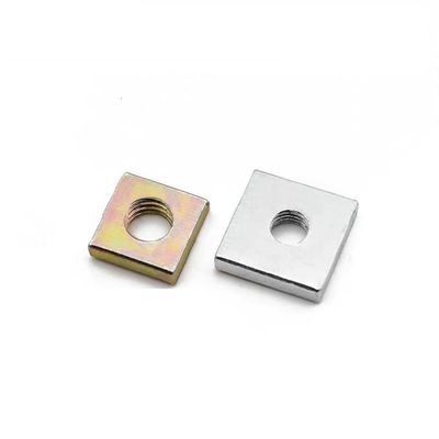 Zinc blanco M5-M72 DIN 562 nuez fina cuadrada para conexión de acero inoxidable de carbono fuerte