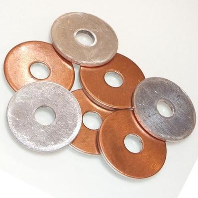 Lavadora bimetálica de estilo plano para piezas metálicas de aluminio, latón, cobre y carbono