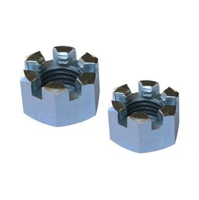 Noz de ranura Din 935 M4 Flange Cerradura redonda Hexagonal ranura de castillo Noz para la demanda del cliente
