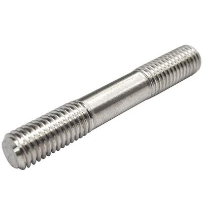 Estribo de acero inoxidable oscurecido con lavadora de grado 4.8 8.8 10.9 doble cabeza roscada