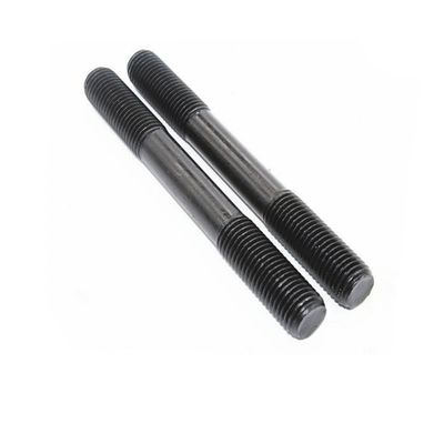 Estribo de acero inoxidable oscurecido con lavadora de grado 4.8 8.8 10.9 doble cabeza roscada