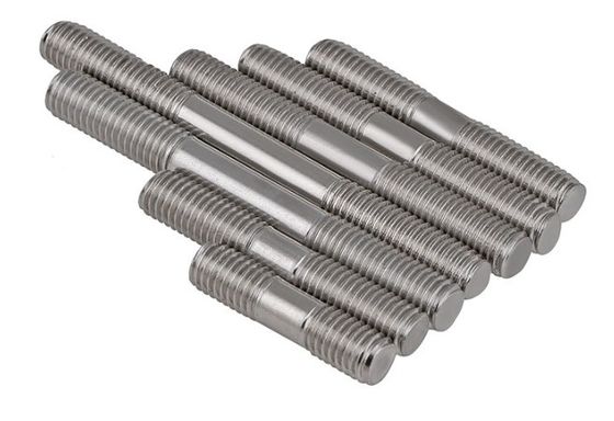 Estribo de acero inoxidable oscurecido con lavadora de grado 4.8 8.8 10.9 doble cabeza roscada