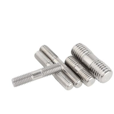 304 doble cabeza tornillo de oxidación del hilo de negrado de extensión del perno espesor MM1-MM500