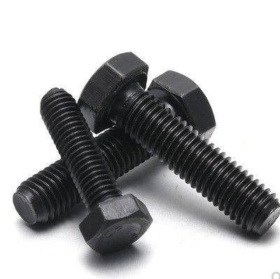 Cerrojo hexagonal y tuerca de acero inoxidable Din933 Fijación HDG Grado 4.8/ 8.8/ 10.9/ 12.9 Ect