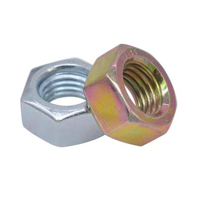 Noces hexagonales galvanizadas métricas simples DIN934 para aplicaciones industriales