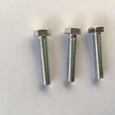 Cerrojo hexagonal y tuerca de acero inoxidable Din933 Fijación HDG Grado 4.8/ 8.8/ 10.9/ 12.9 Ect