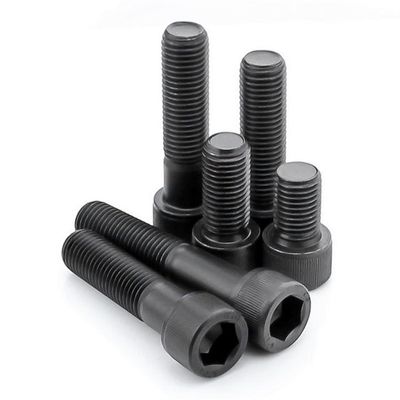 Hebei Fijación de acero al carbono 4.8 8.8 10.9 12.9 Clase Negro DIN912 Hex Socket Bolt Allen Bolt
