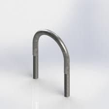 Cinturón de acero de acabado de zinc DIN 3570 pernos U galvanizados en caliente para proyectos de construcción