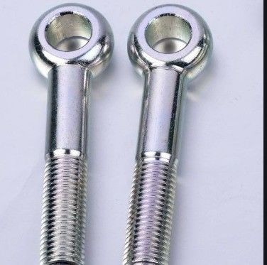 Cerrojo de acero inoxidable DIN444 UNI6058 Cerrojo de ojo 8.8 con acabado de zinc amarillo y gancho
