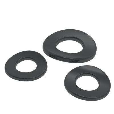Industria general M1.7-M31 Lavadora elástica de acero inoxidable con almohadilla de pico de tres ondas