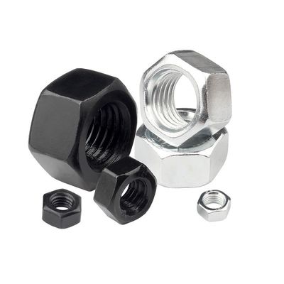 Certificado ISO9001 Óxido negro M2-M30 Hex Nut DIN934 Nut y perno para la construcción