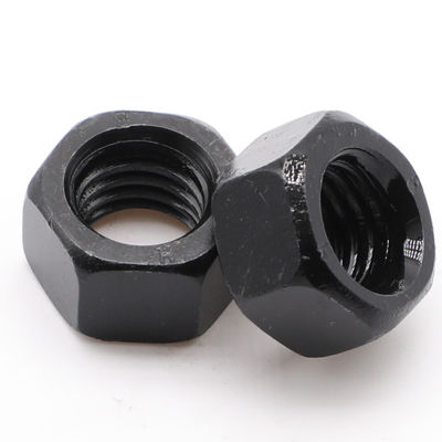 Certificado ISO9001 Óxido negro M2-M30 Hex Nut DIN934 Nut y perno para la construcción