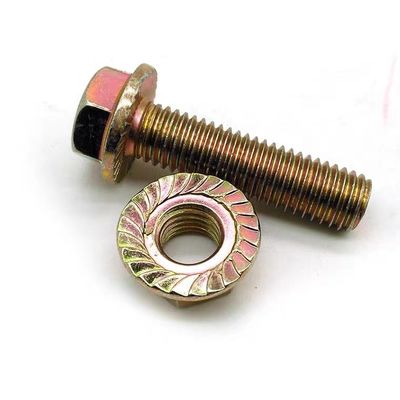 M19 M20 M21 Bolsillo de brida grado 10.9/12.9 DIN6921 en acabado plano para fijación segura