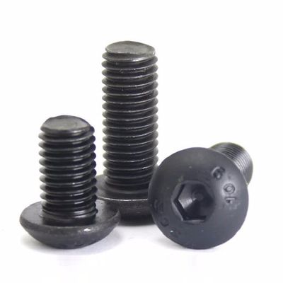 Precisión piezas no estándares Servicio OEM Hex Socket Button Head Screw ISO 7380 acabado plano
