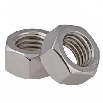 Nucleo hexadecimal pesado de acero inoxidable M8 M10 M12 DIN934 M36 Cerrojos y tuercas hexadecimales para la industria