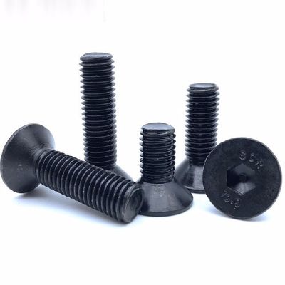 Grado de alta resistencia negro 10.9 Conjunto hexagonal contra cabeza hundida Cerrojo DIN 7991 M2-M100