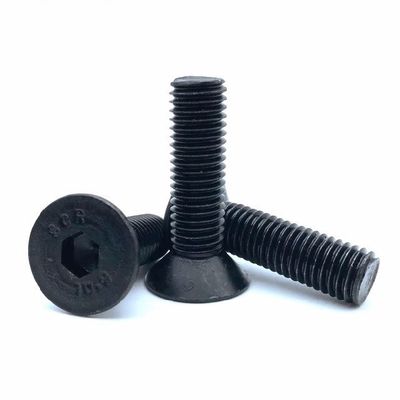 Grado de alta resistencia negro 10.9 Conjunto hexagonal contra cabeza hundida Cerrojo DIN 7991 M2-M100