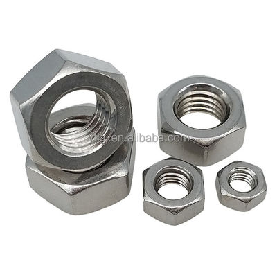 Métrica M4-M52 Nueces hexagonales de acero al carbono y acero inoxidable para diversas aplicaciones